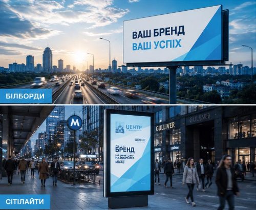 Зовнішня реклама в Україні та країнах Європи